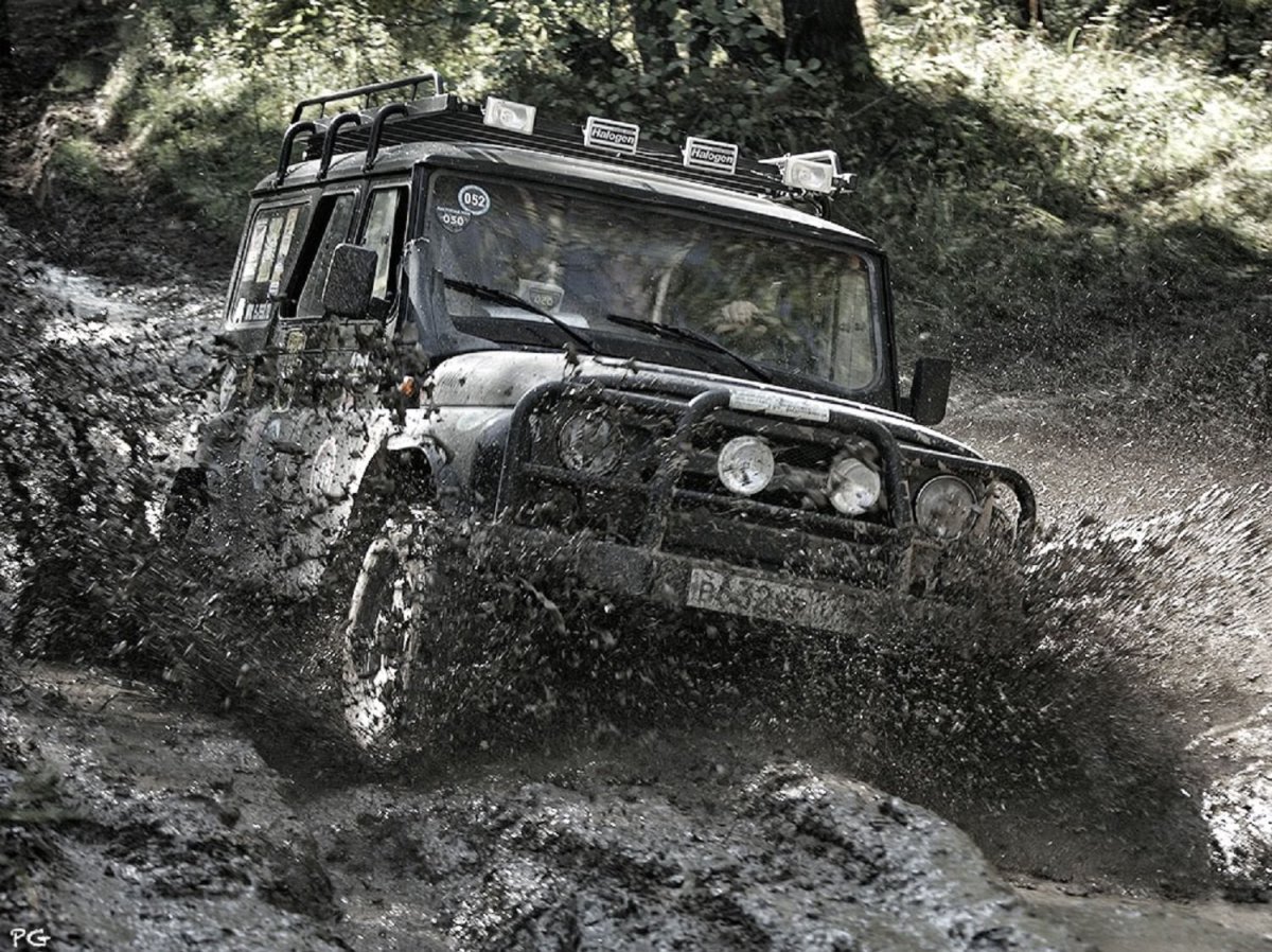 УАЗ 469 off Road в грязи