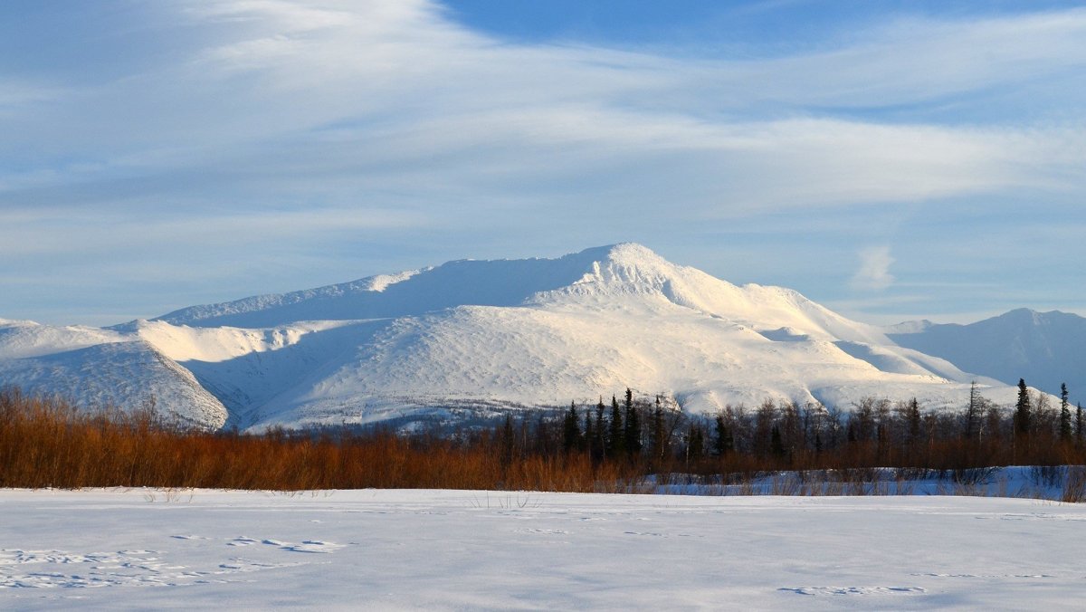 Уральские горы зимой Манарага