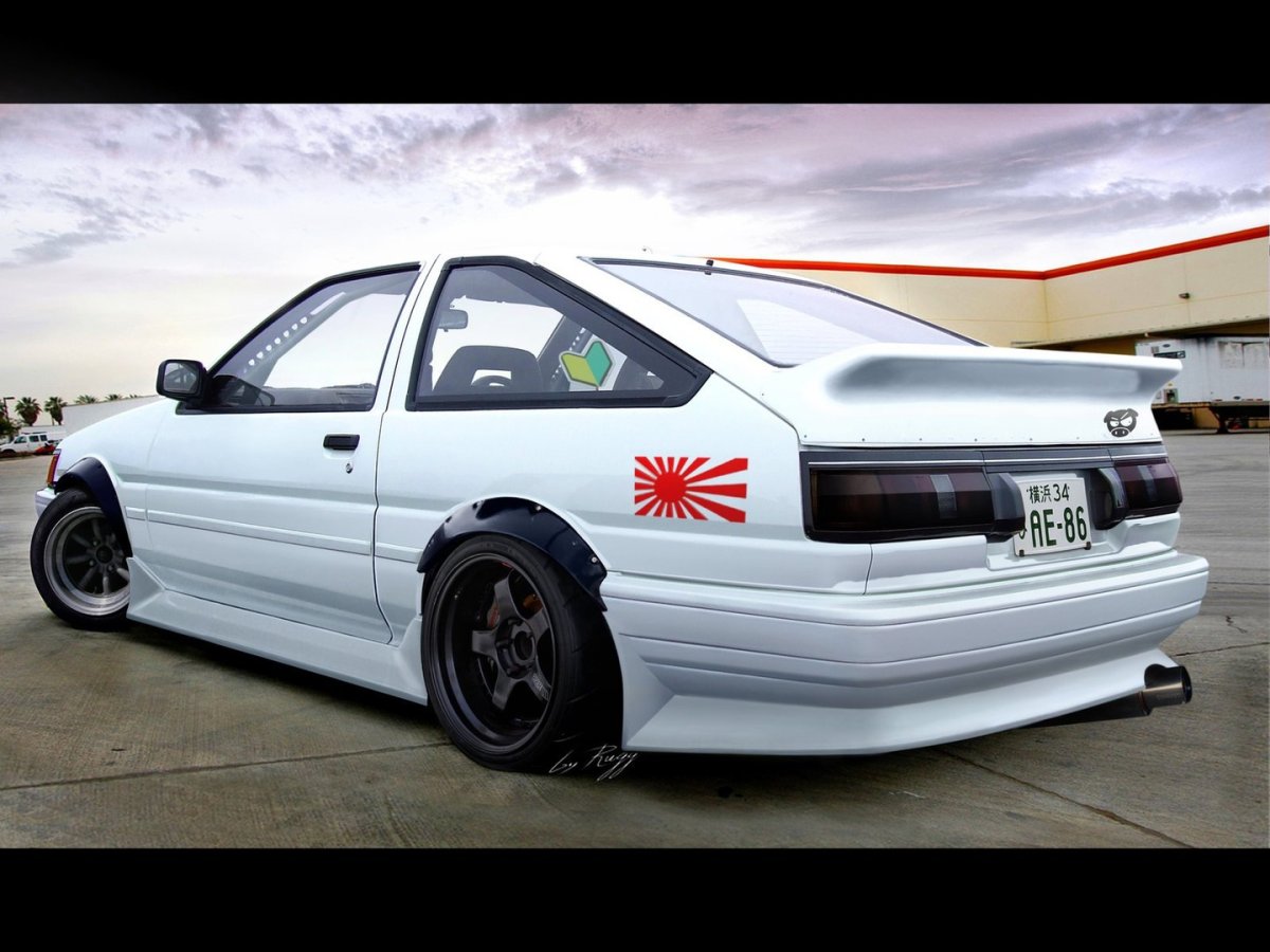 Toyota Corolla ae86 дрифт