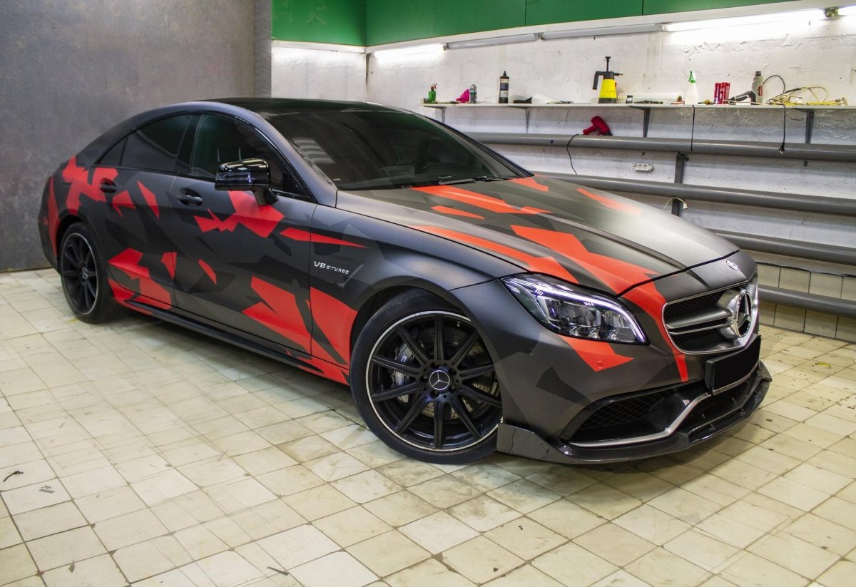 Мерседес CLS 63 винил