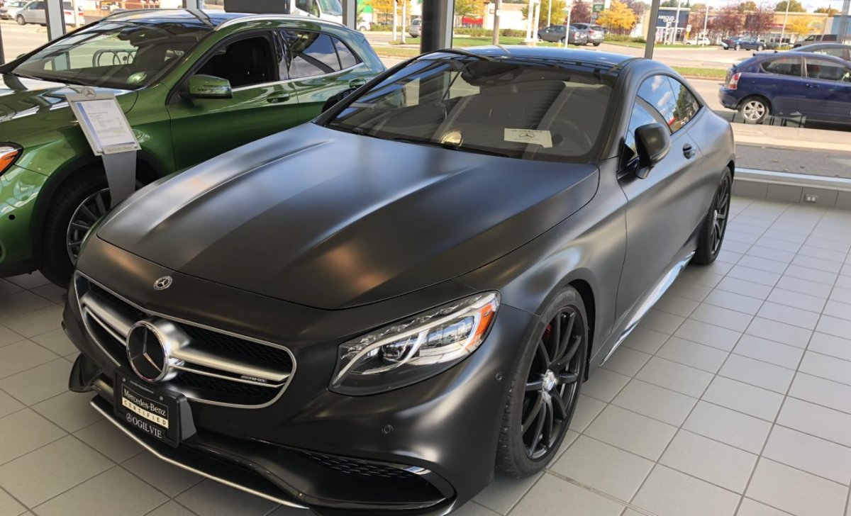 S63 AMG Coupe 2022 черный