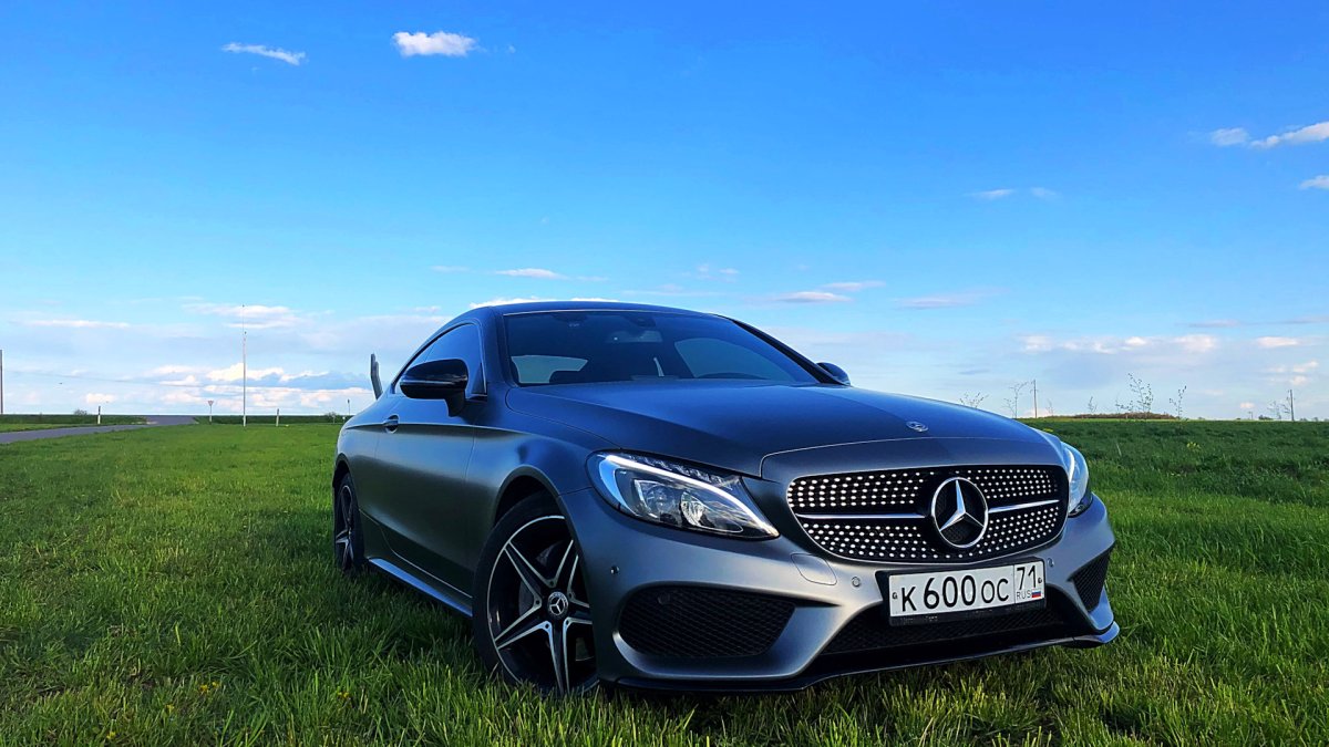 Мерседес c class матовый купе