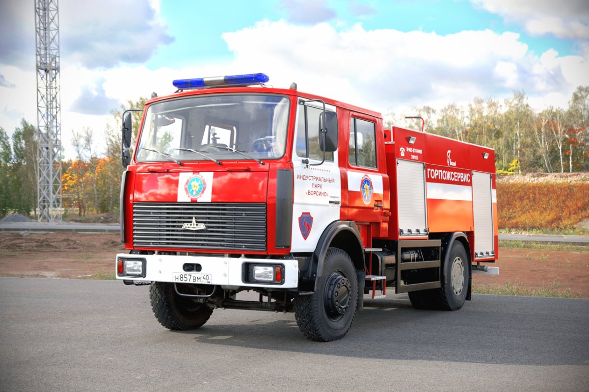 Пожарный МАЗ 7412