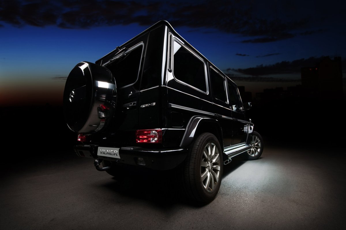 Mercedes g55 AMG Black Tuning