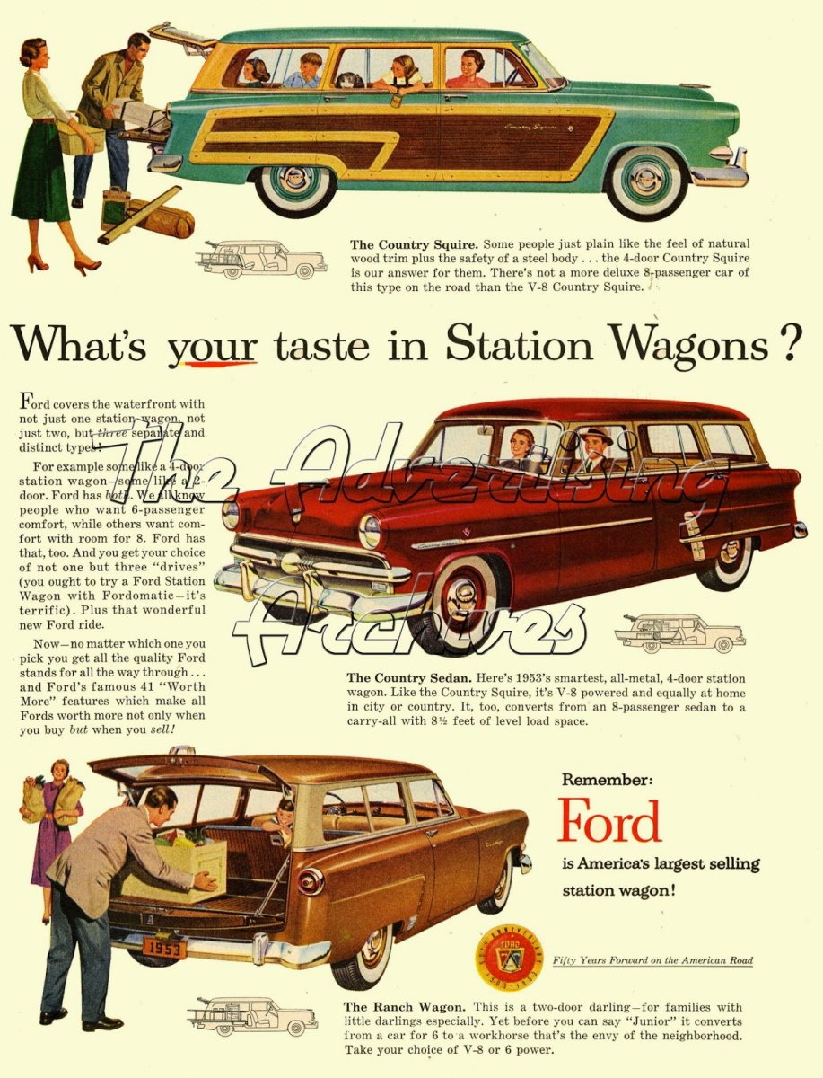 Ford Country Squire Station Wagon 1953