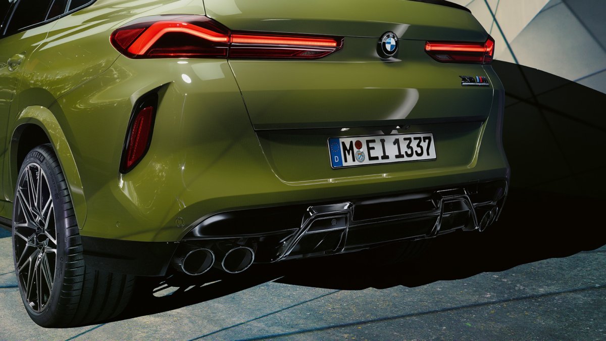 BMW x6 m Competition Urban Green