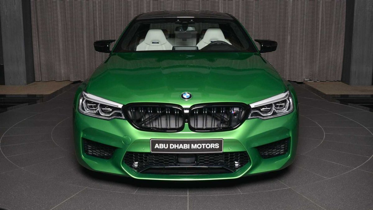 BMW m5 Green Competition 2020