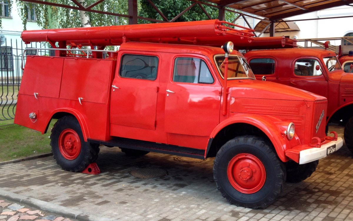 Полуторка пожарный автомобиль