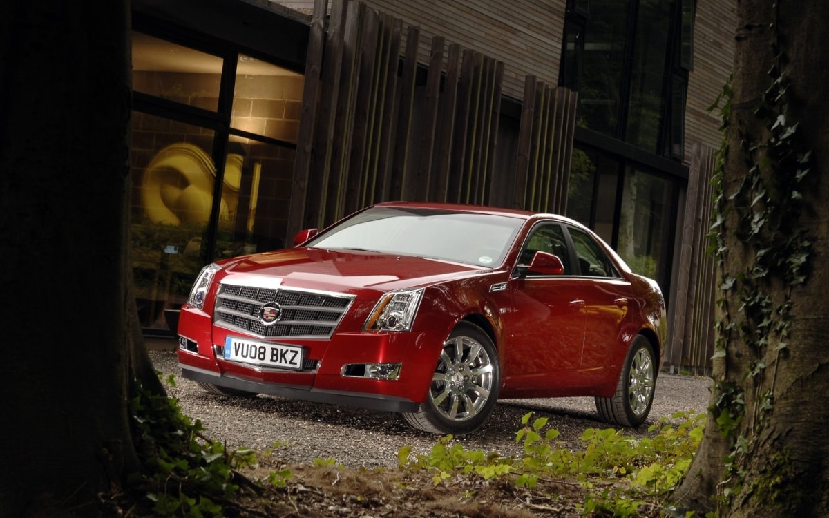 Cadillac CTS 2008 Red