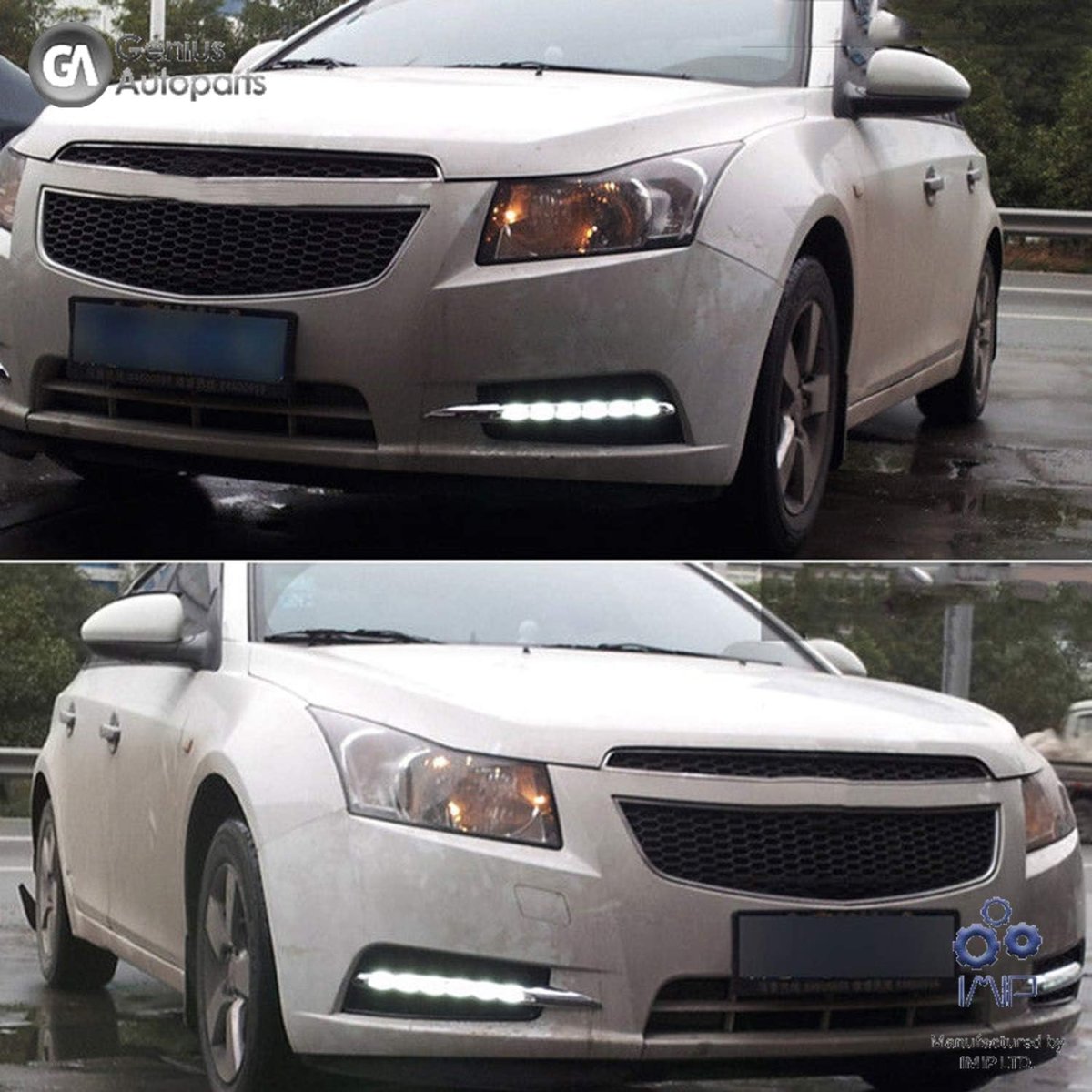 Дневные ходовые огни Chevrolet Cruze 2012