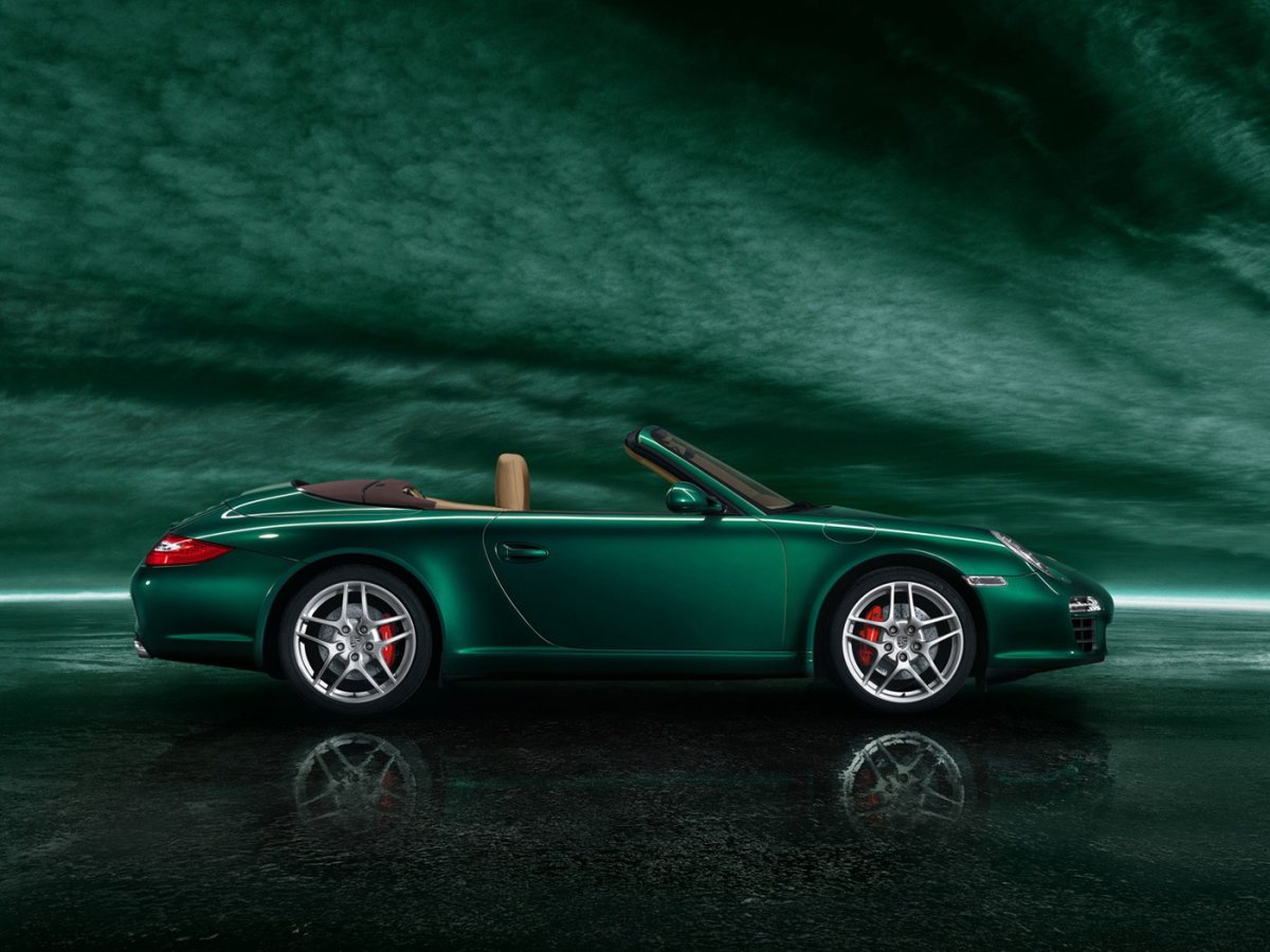 Porsche Carrera 911 изумрудно-зеленый