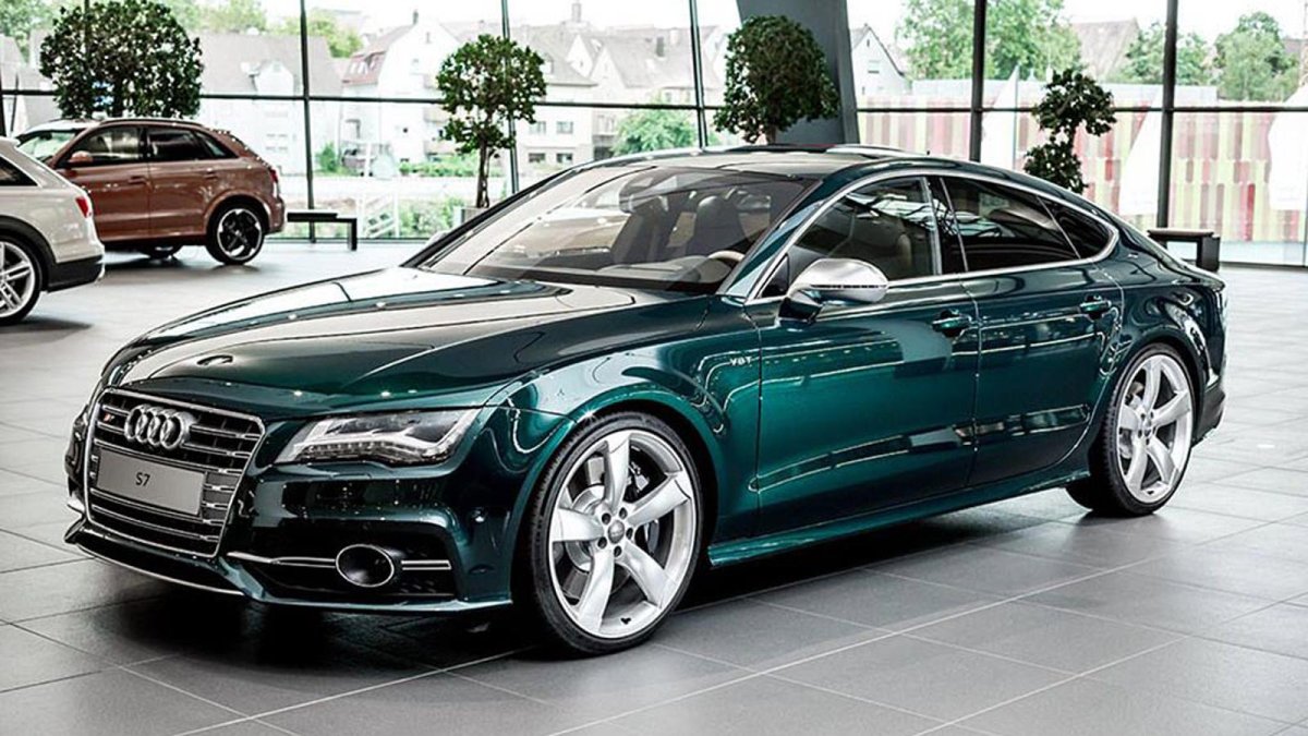 Audi a6 Emerald Green