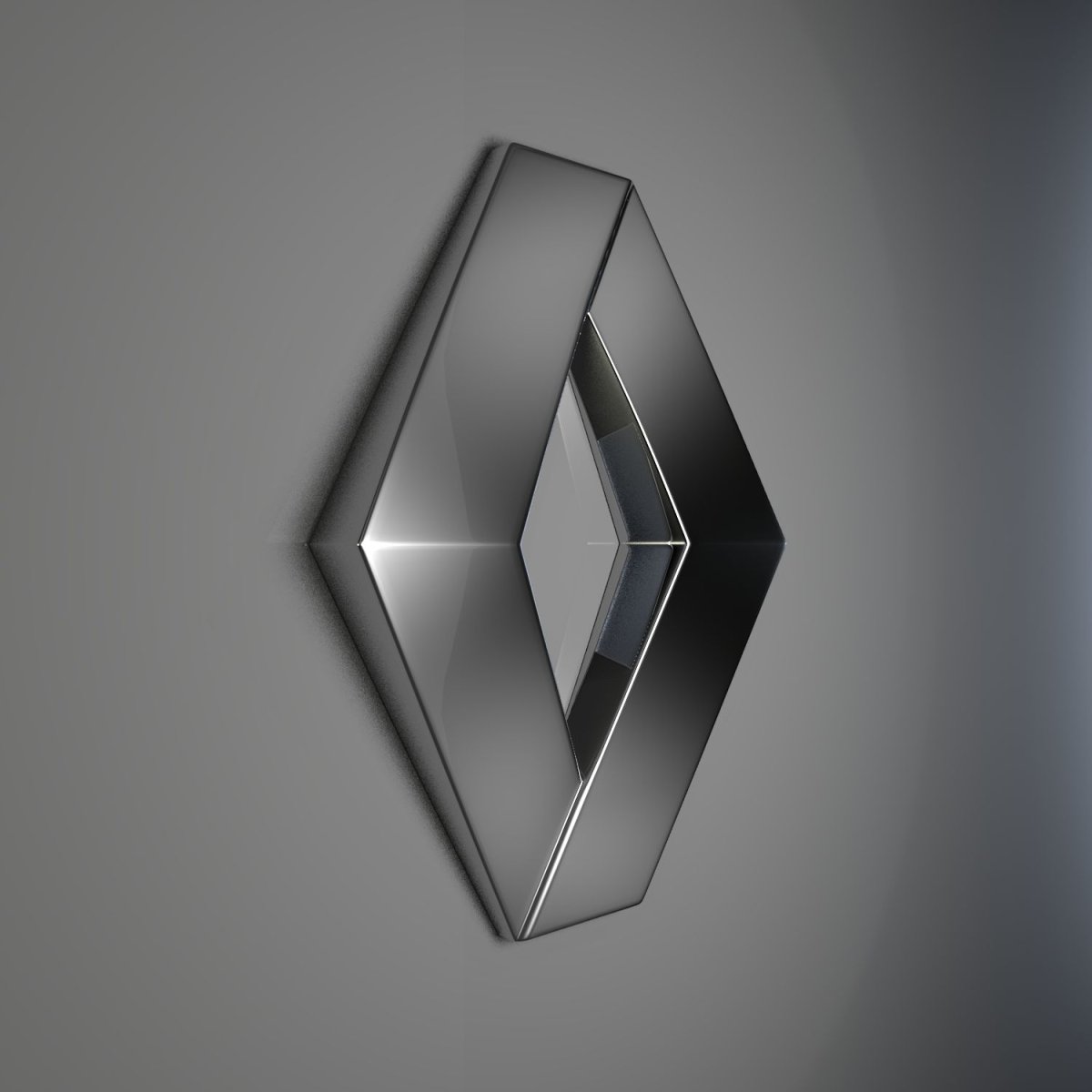 Renault logo 3d model