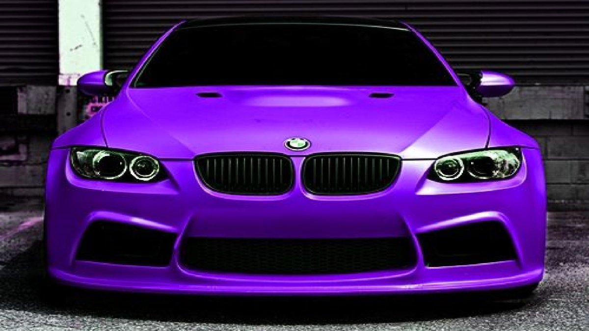 БМВ е90 фиолетовая