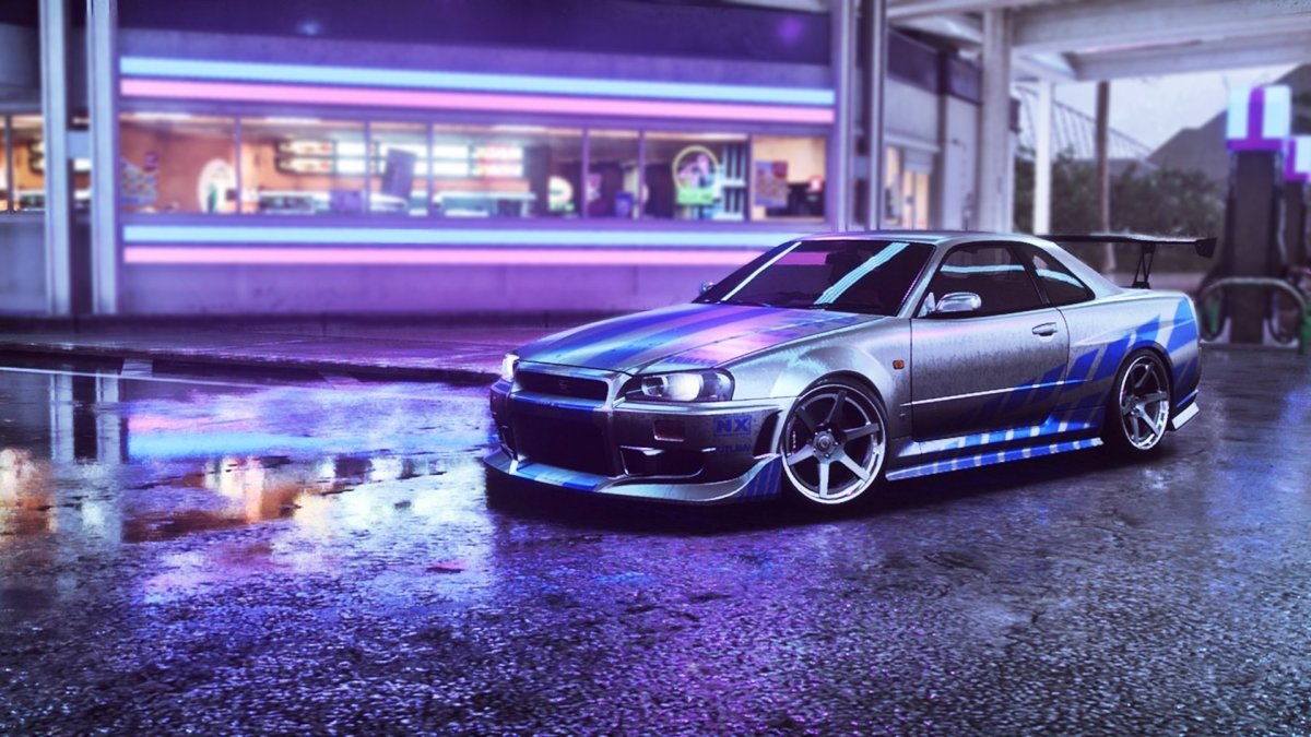 Nissan Skyline GTR r34 Форсаж 2 обои