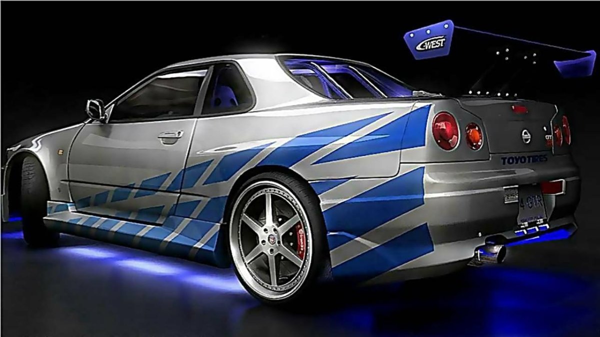 Nissan Skyline GTR r34 Форсаж