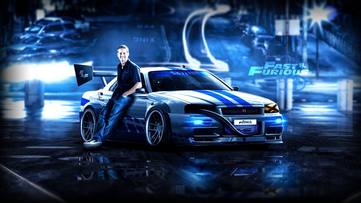 Skyline r34 Paul Walker