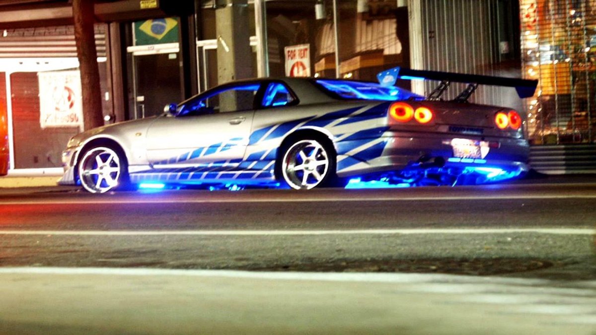 Skyline r34 GTR Форсаж