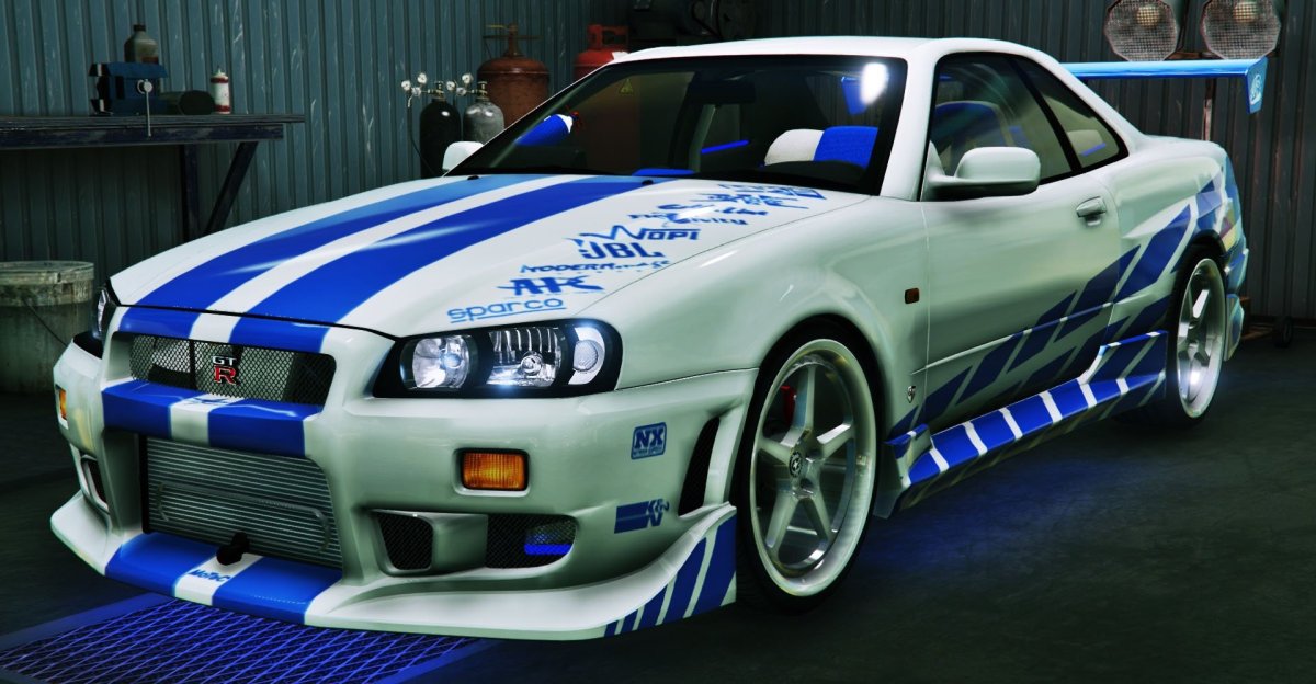 Nissan Skyline GTR 34 Форсаж