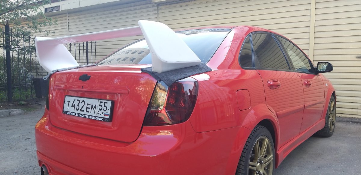 Chevrolet Lacetti спойлер