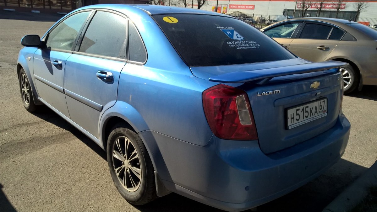 Chevrolet Lacetti седан спойлер