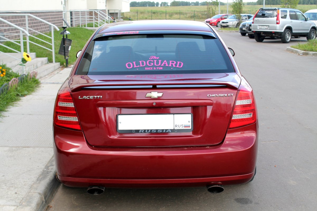 Chevrolet Lacetti седан спойлер