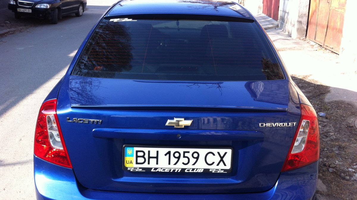 Лип спойлер Chevrolet Lacetti