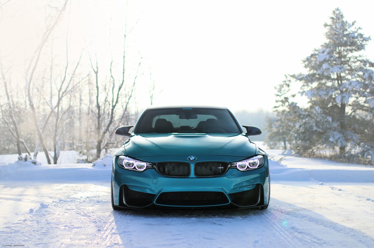 BMW f30 зима
