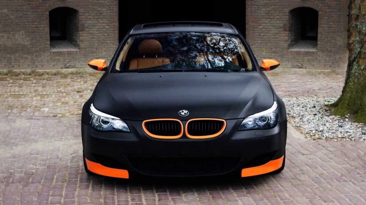 BMW e60 Matte Black