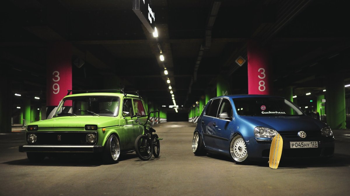 Шевроле Нива stance