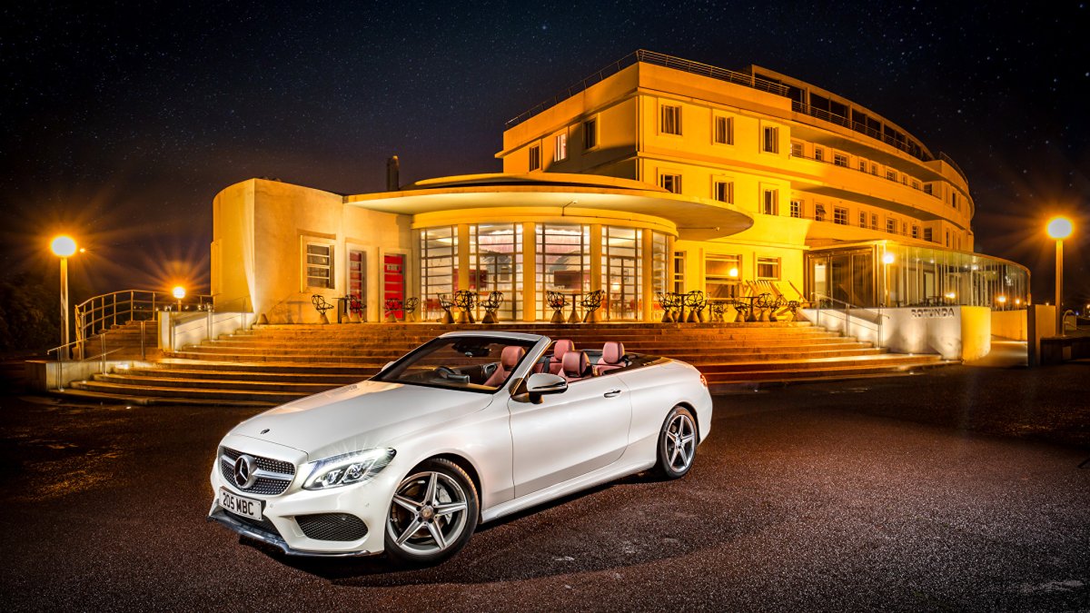 Mercedes c class Cabrio белый 2016