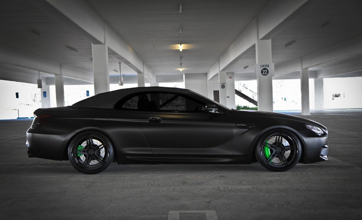 BMW m6 Black Matte