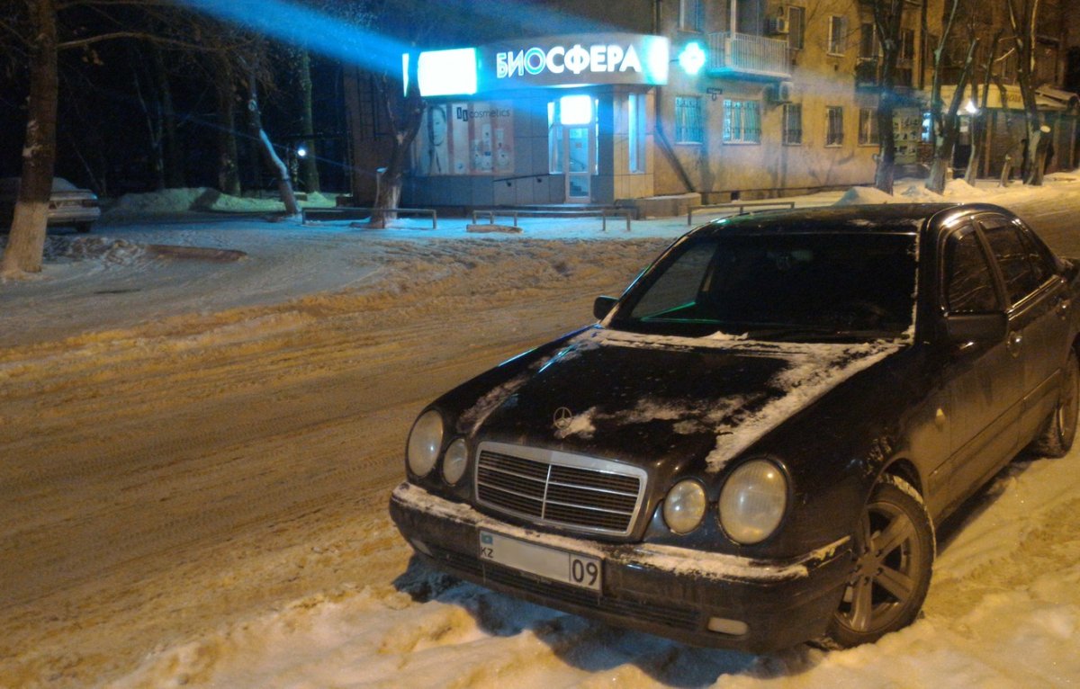 Mercedes-Benz e-class (w210) зима
