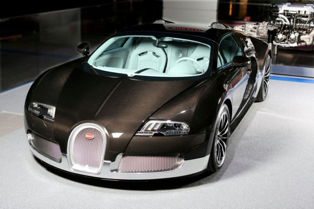 Bugatti Veyron Grand Sport Grey Carbon