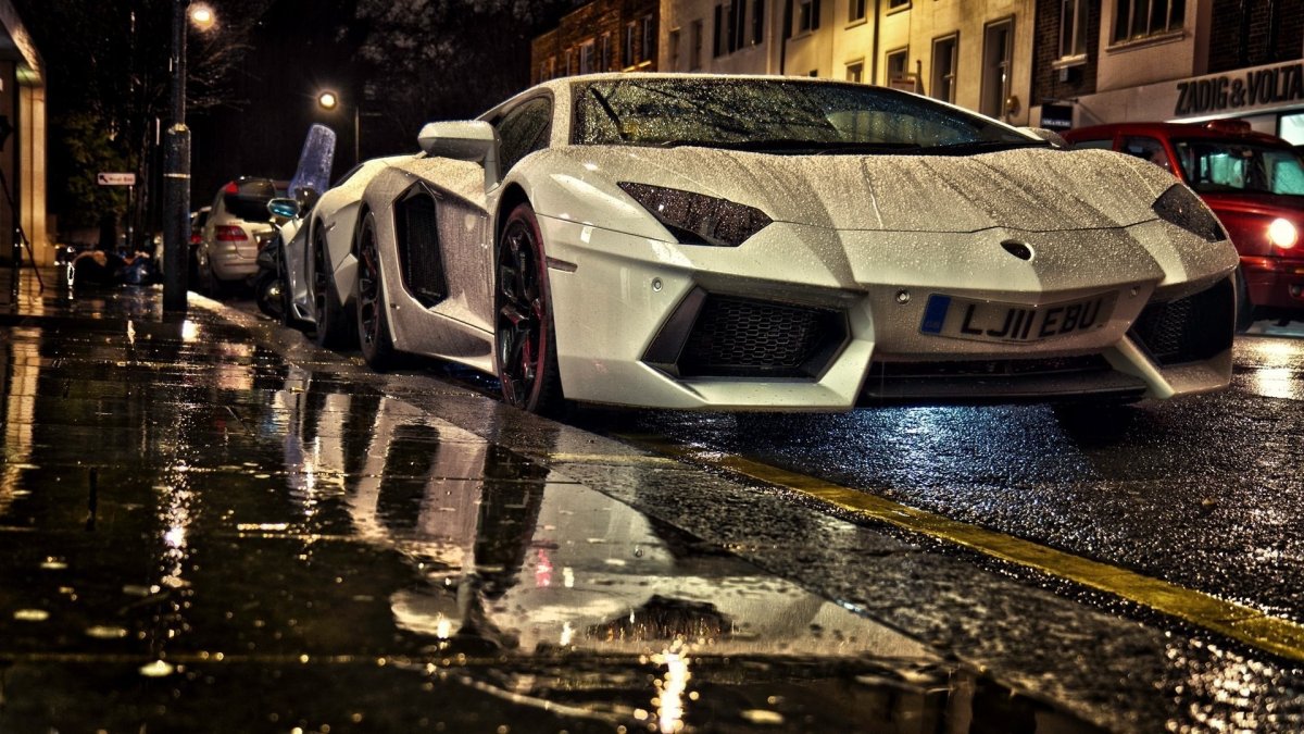 Lamborghini Aventador 4к