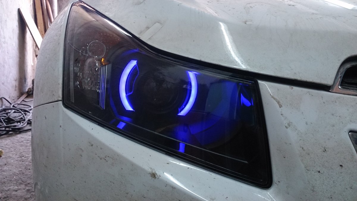 Chevrolet Cruze фары с линзами
