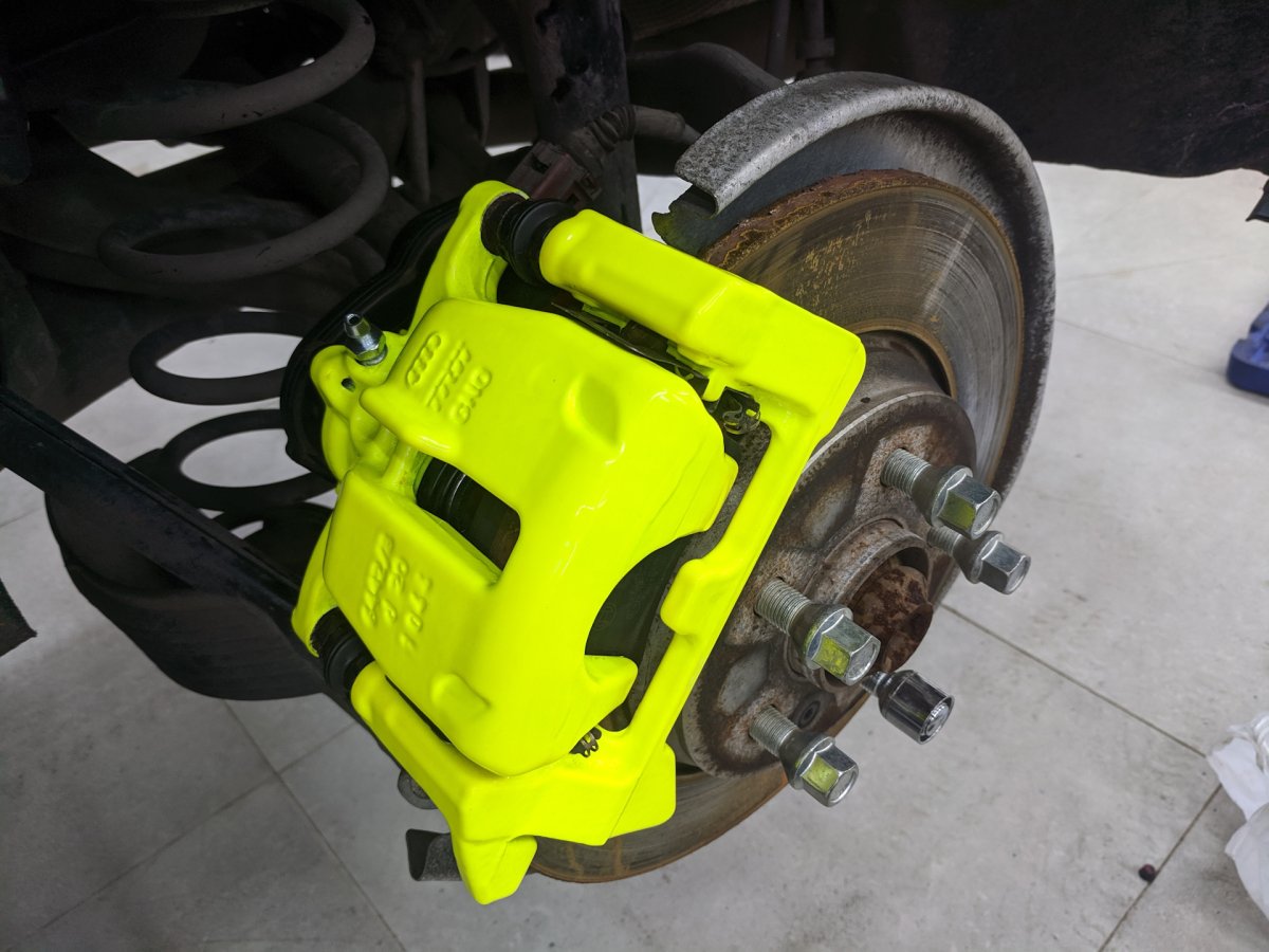 Крашенные суппорта Ауди а5