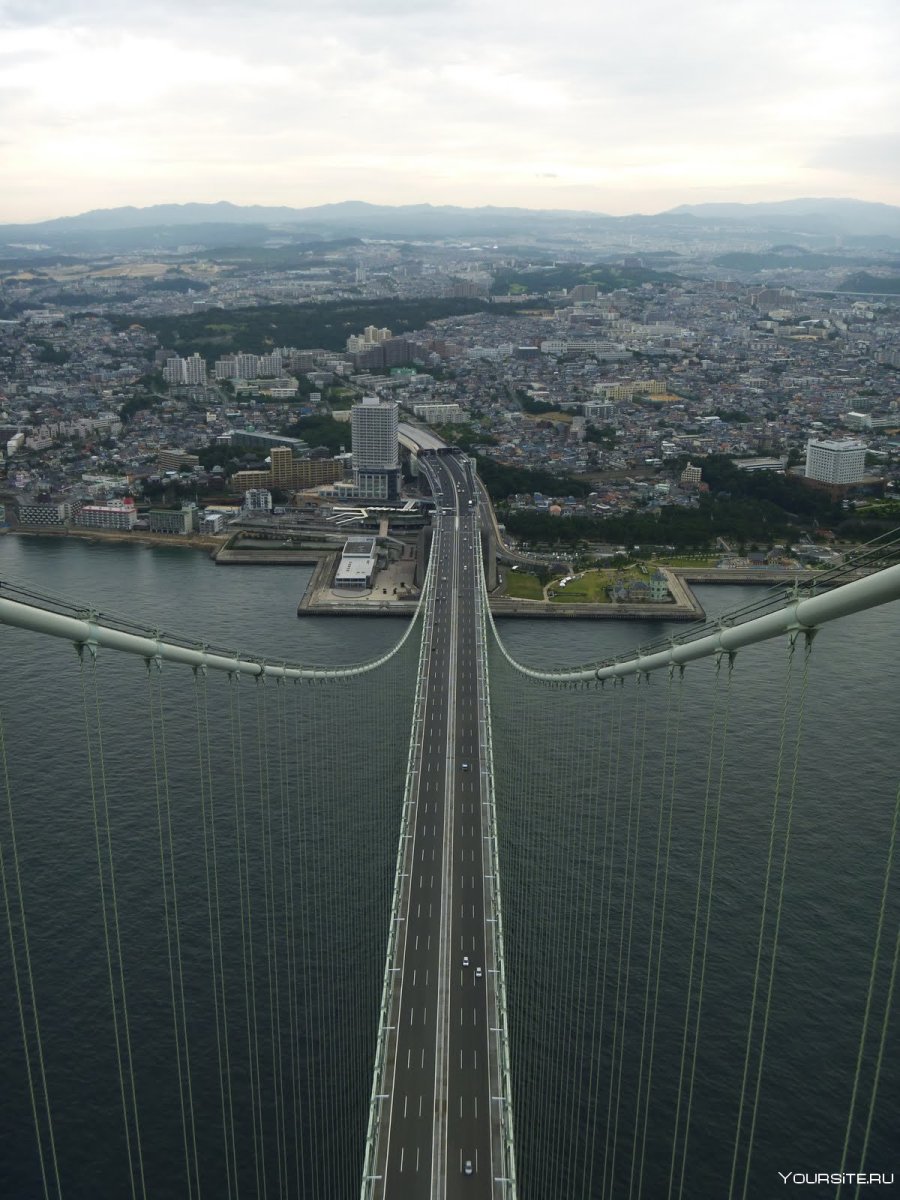 Мост акаси-кайкё в Японии