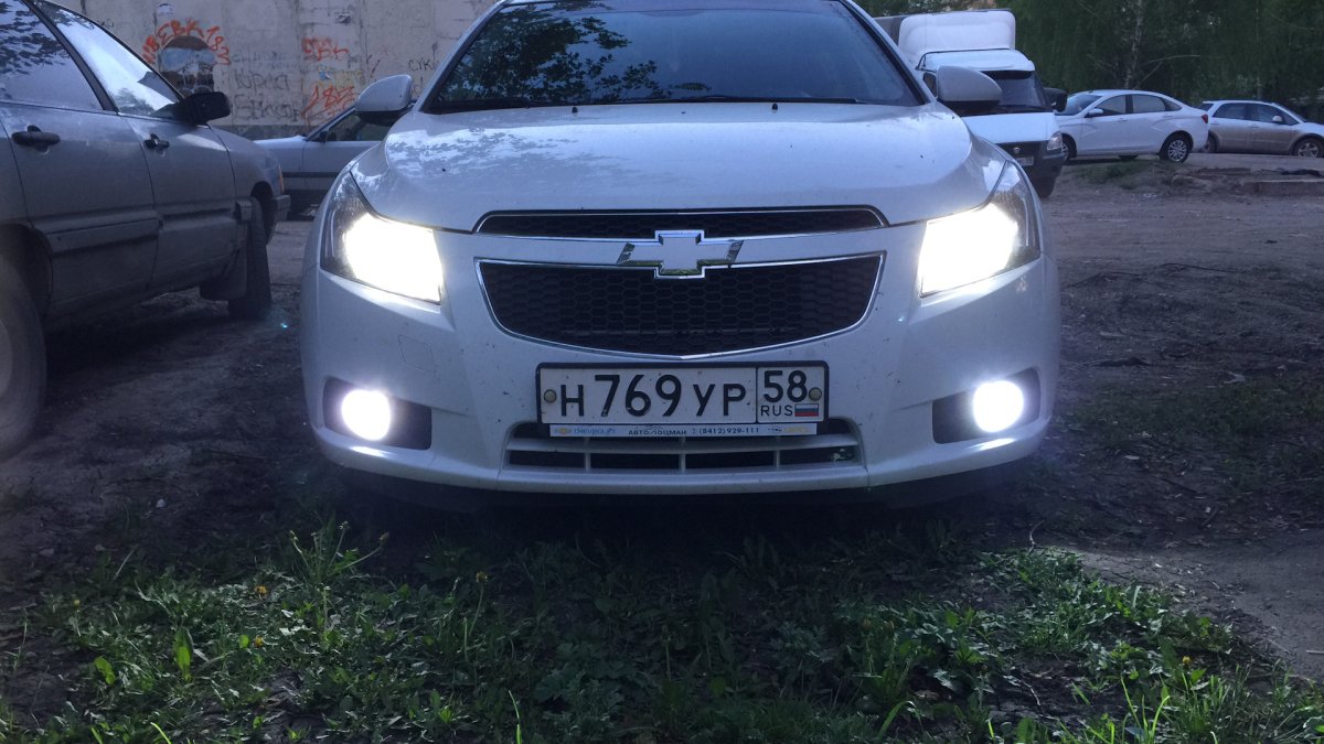 Led лампы Шевроле Круз