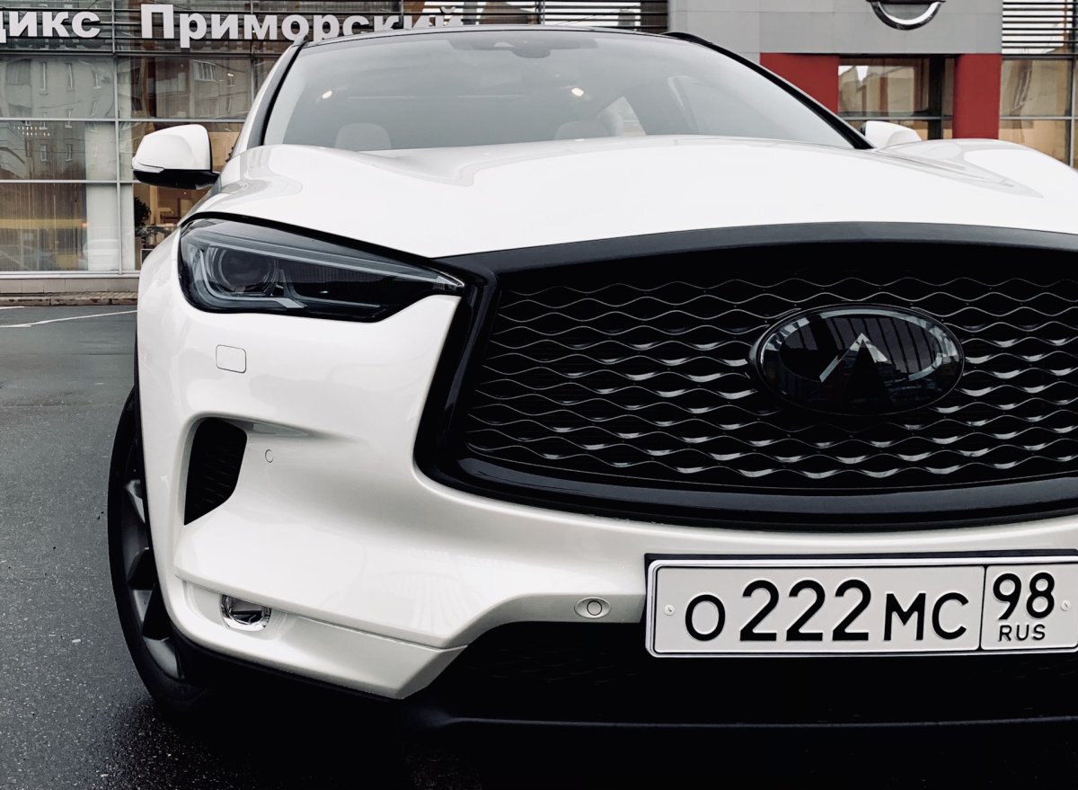 Решетка Infiniti qx80 антихром