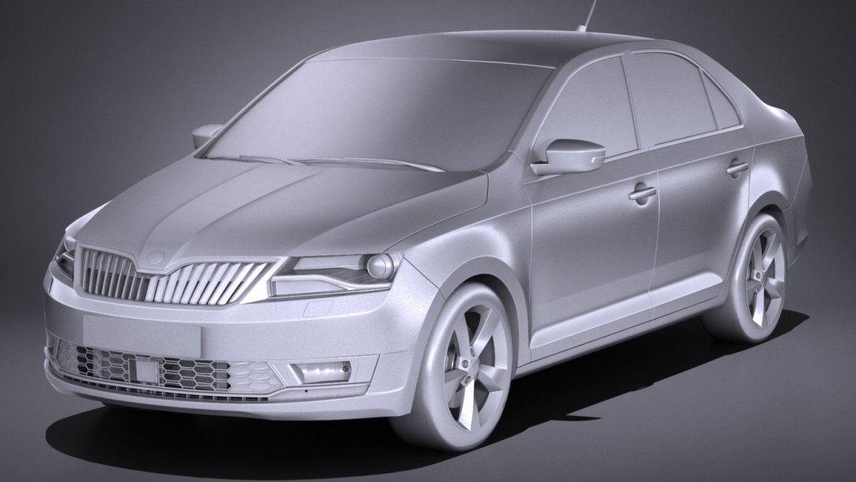 Skoda Rapid 3d