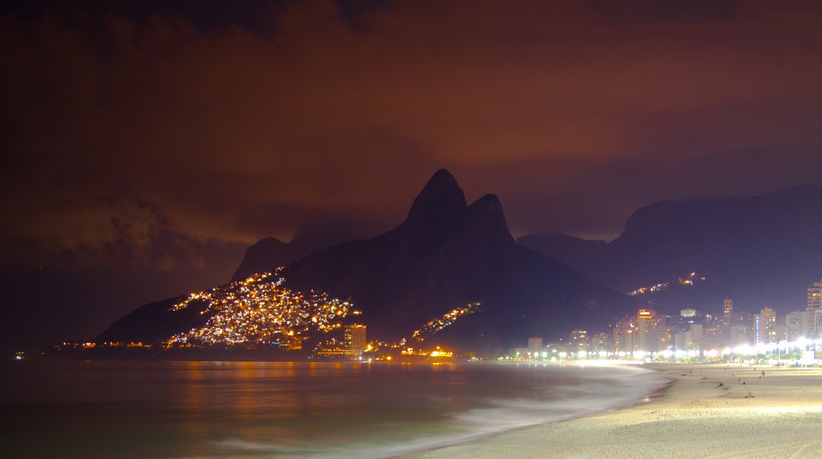 Пляж Ипанема, Рио-де-Жанейро закат
