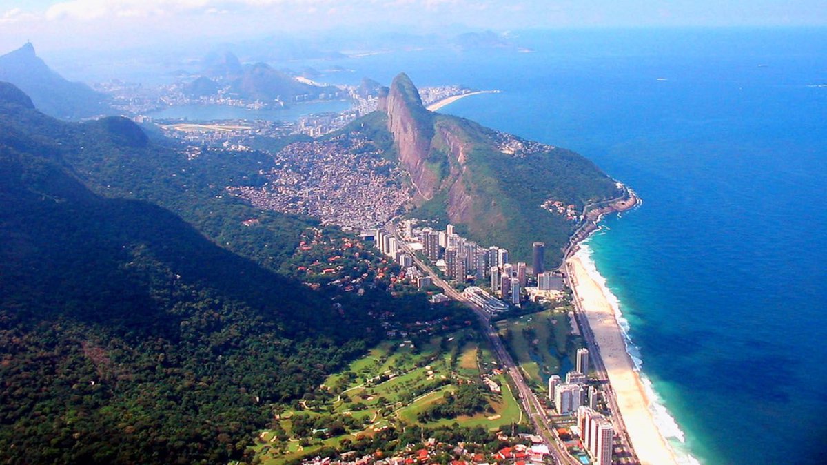 Океан омывающий Рио де Жанейро