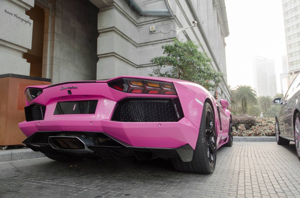 Авентадор Ламборджини Pink