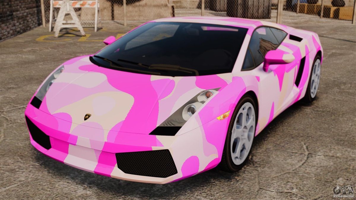 Pink Lamborghini Галлардо