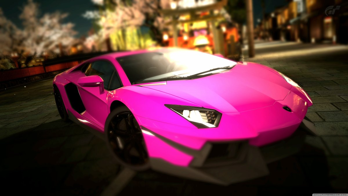Lamborghini Aventador lp700-4 фиолетовый