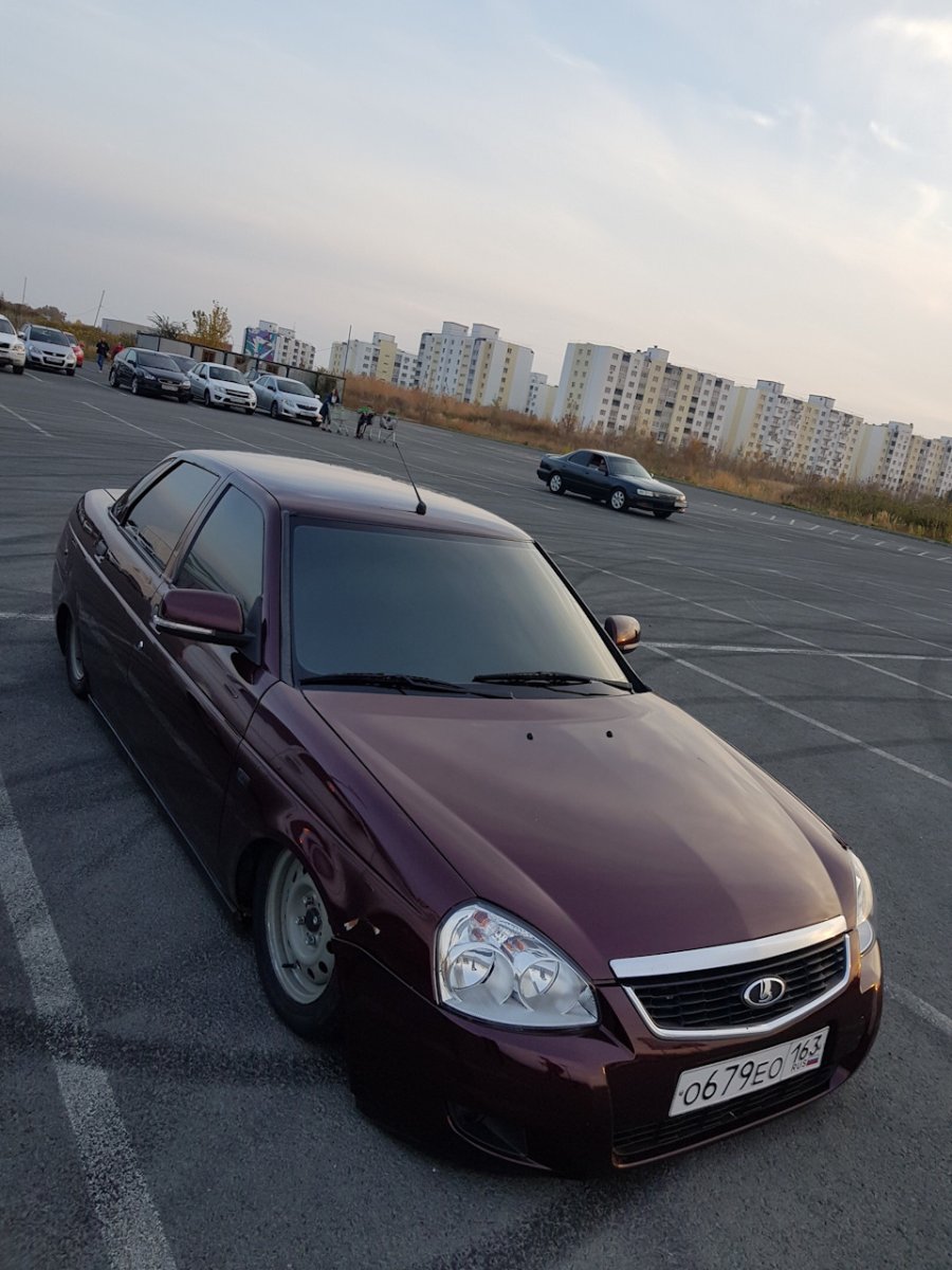 Лада Приора баклажановая