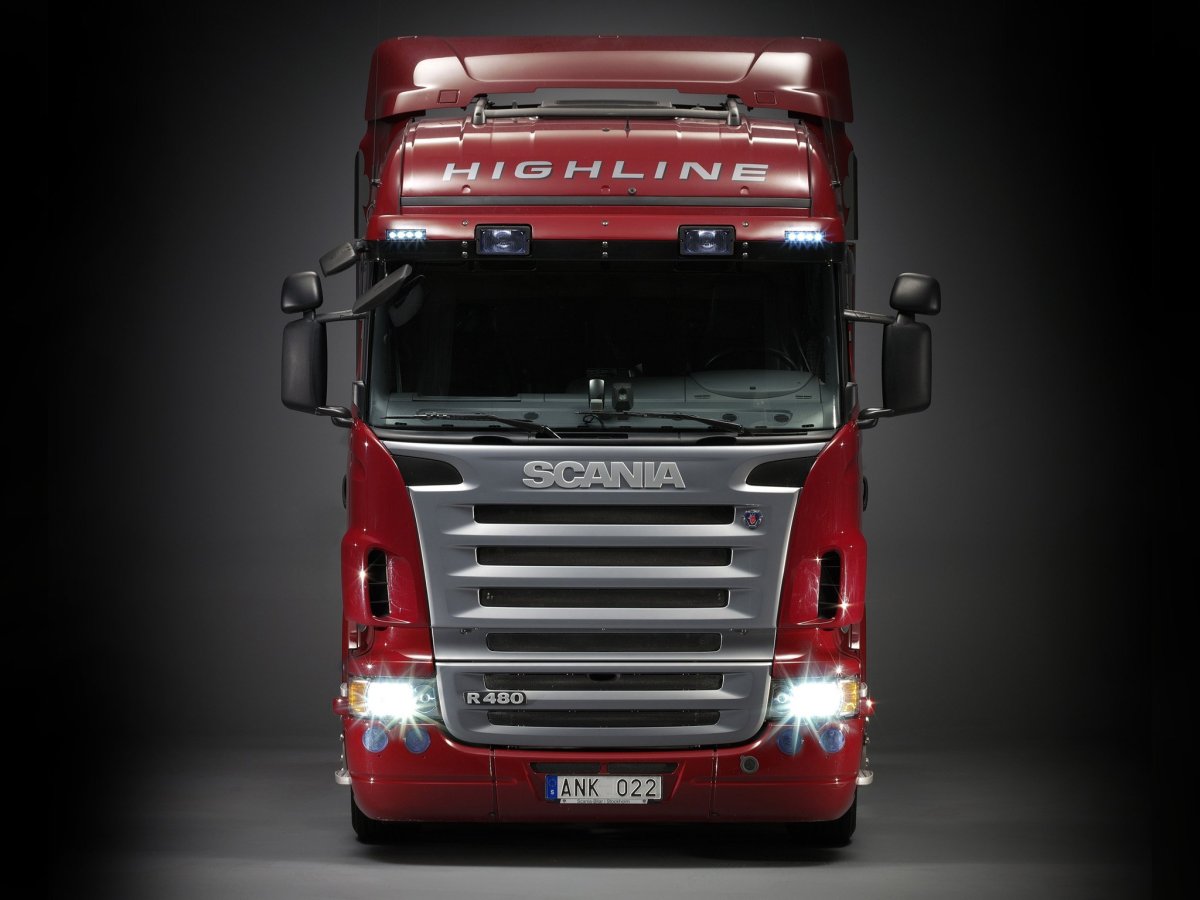 Scania r480 красный