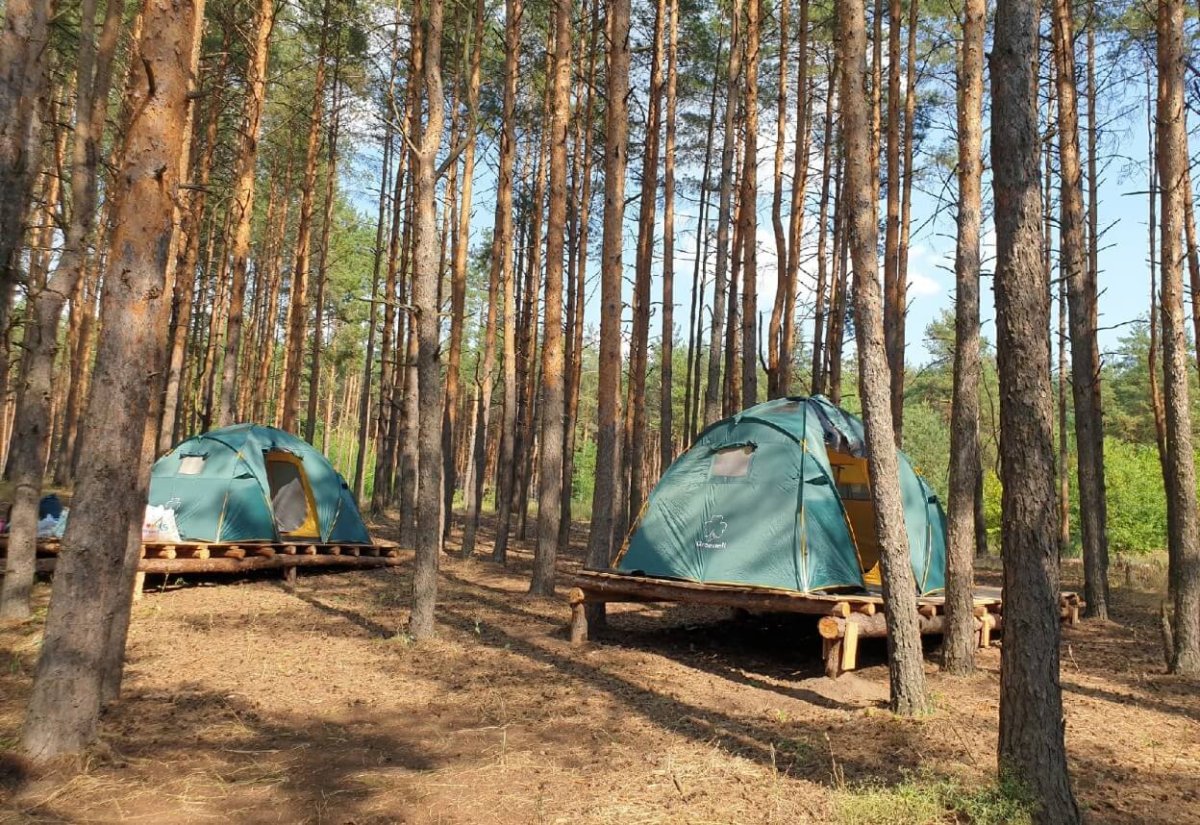 Места для отдыха с палатками в Белгородской области