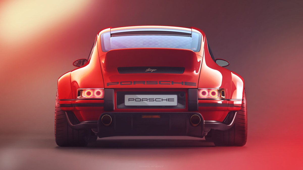 Porsche 911 Singer Red